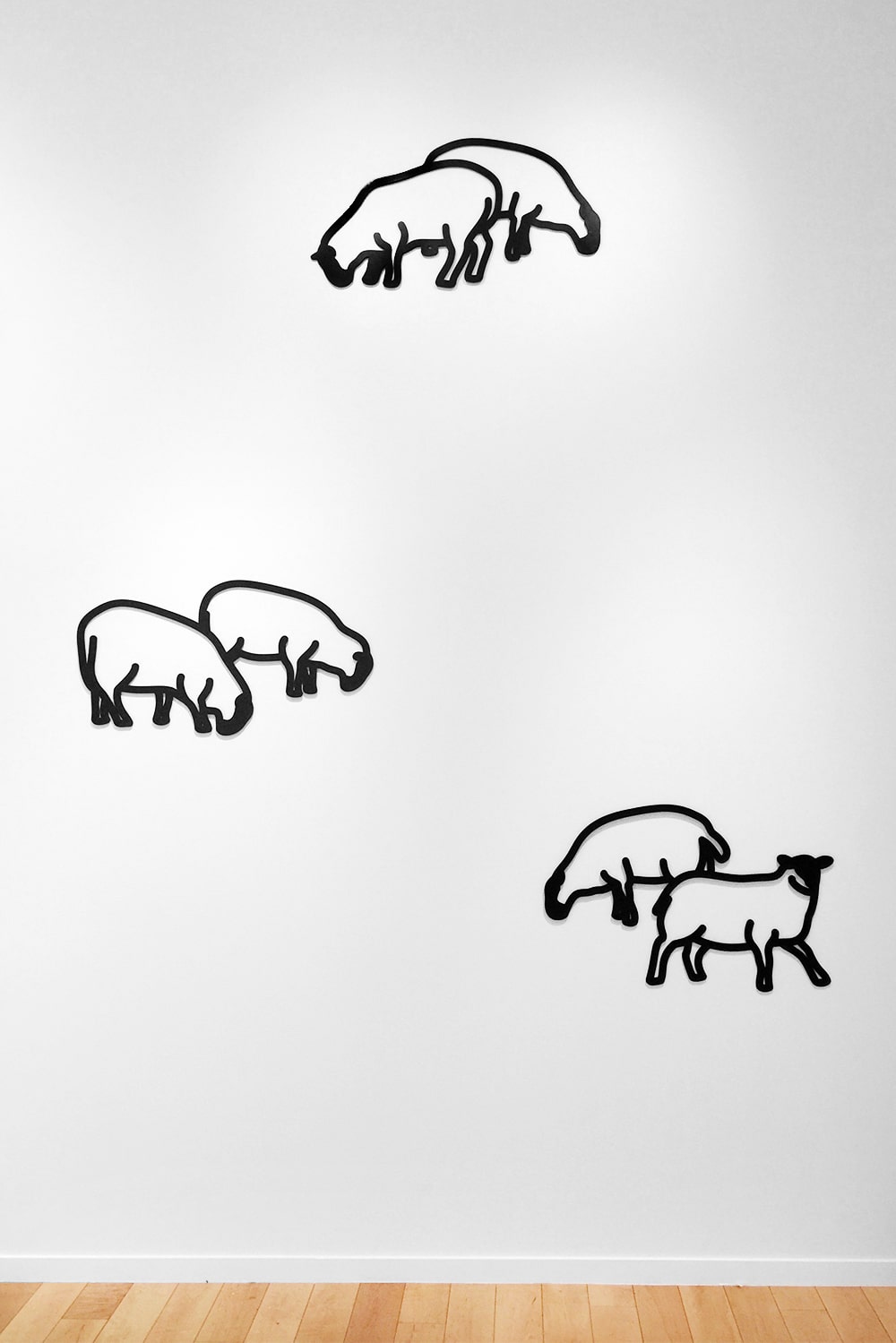 Julian Opie Sheep Nature 1