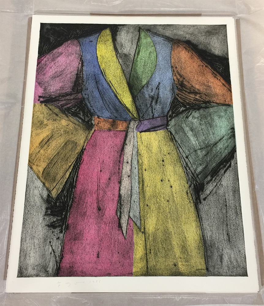 Jim Dine Robe Print Pastel Colors
