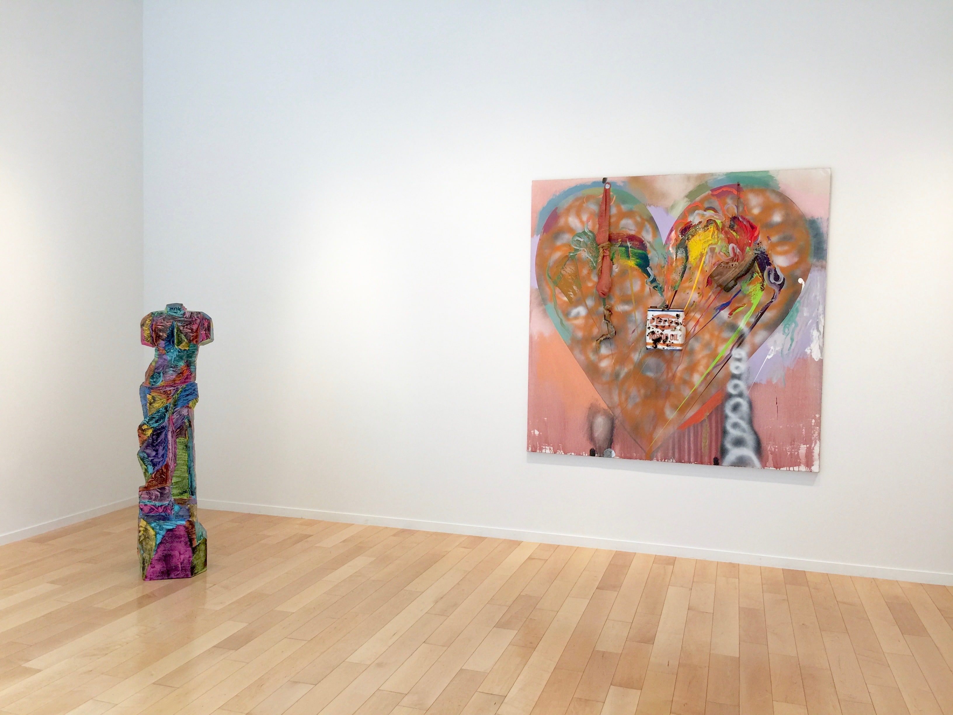 Jim Dine Heart Painting and Venus Sculpture
