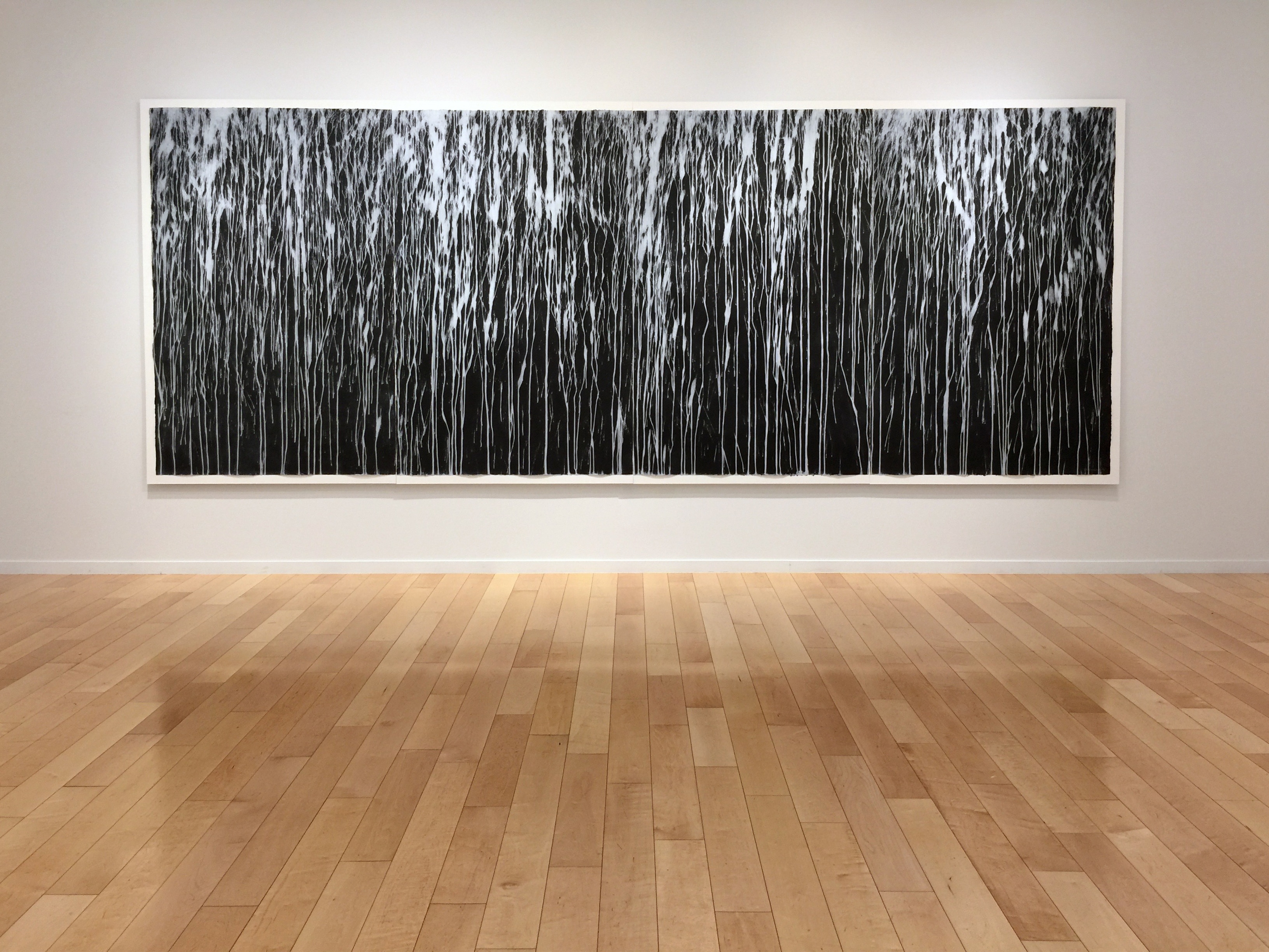 Richard Long Print Black and White Abstraction
