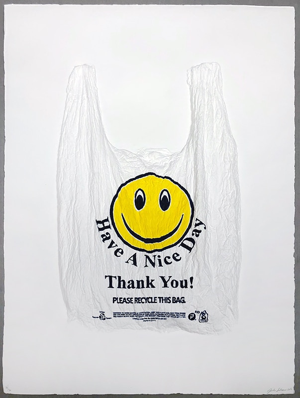 Analia Saban 3d Print Smiley Face Plastic Bag