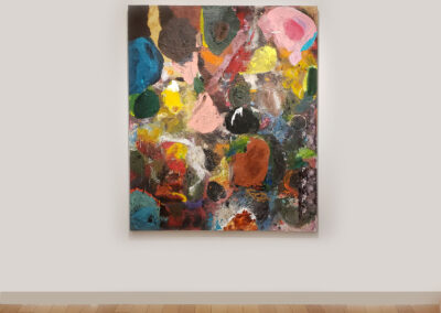 Colorful abstract painting by Jim Dine