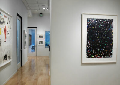 Installation Image of works in "On Paper" Exhibition by Sam Francis and Jim Dine